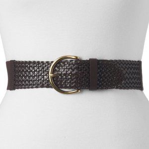 Women’s SONOMA Goods for Life Woven Wide Stretch Belt, Size: S/M, Brown